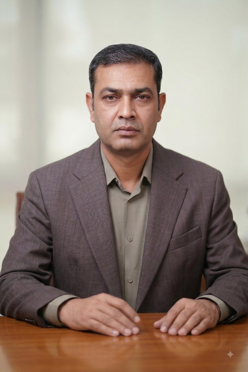 Portrait of Col Rishi Yadav, VSM (Retd), Director of Operations